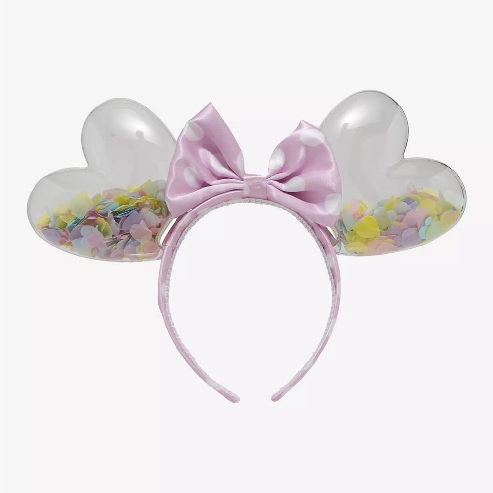 Disney Minnie Mouse Sweetheart Confetti Ears-NWT